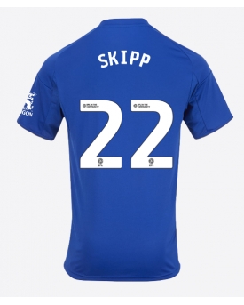 Leicester City Oliver Skipp #22 Maglia Gara Casa Repliche 2025-26 Maniche Corte